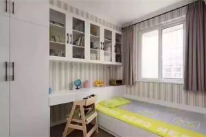 【泰安柯茂装饰】书桌和榻榻米的结合，玩转小卧室装修