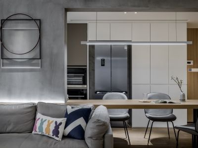 恒大绿洲120平方极简风格三居室装修案例