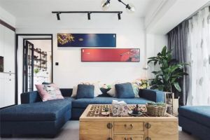 【达州巨头装饰】莲湖广场110㎡北欧混搭新中式装修案例