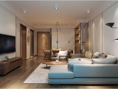 礼泉钟楼名居90平二居室装修简约风格家装案例