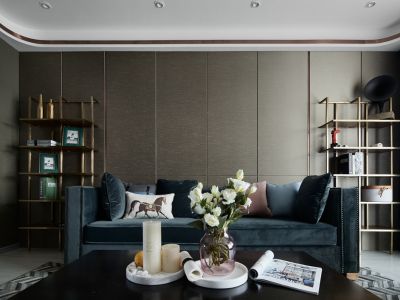 恒安央座118平混搭风格装修案例