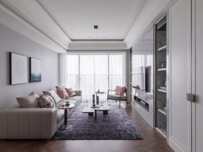 九州龙城现代三居室127平米装修案例