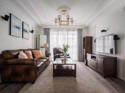 100㎡美式风情，书写格调与浪漫