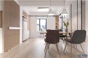 天逸华庭139平北欧风格装修案例