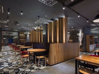200平中式餐厅装修案例
