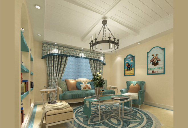 田园风格瓷砖搭配