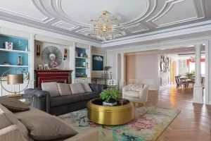 【大同满堂红装饰】法式风格别墅装修效果图，气势恢宏，同时也显高贵典雅