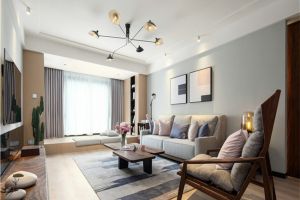 【赣州新房装修】毅德融城105平北欧风格装修案例 体现温柔和独特的气质