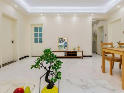 武林壹号三居98平简约风格装修案例