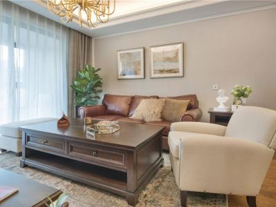 北干一苑三居92平美式风格装修案例