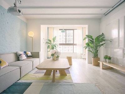 仁和春天78平米北欧风格二居室装修案例