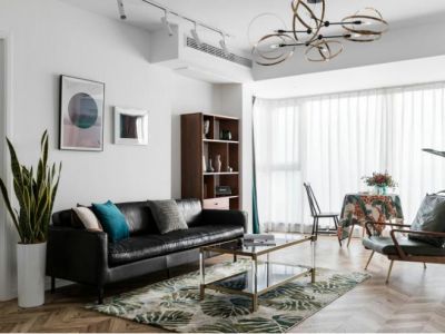 天久一品112平米美式三居室装修案例