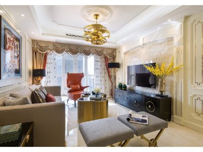 禹洲金辉里180平米四居室装修案例