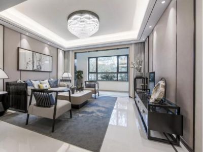 豪庭佳苑136平米现代三居室装修效果图