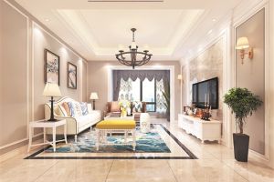 【永州苹果装饰】160平米温馨美式风装修案例 160平米温馨美式风装修效果图