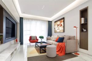 三居室现代宜家，简洁空间+活泼软装，让空间充满舒适感