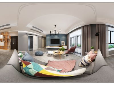 原香岭跃层159平现代风格