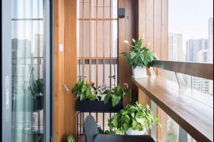 阳台装个吧台，边观景边用餐，看着都觉得自在！