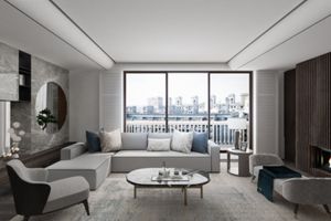 【赣州新房装修】融耀江滨御景142平米新中式风格四居室装修案例