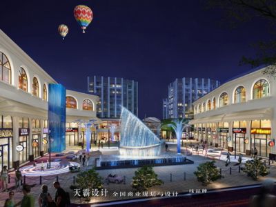 胜利新街步行街设计效果图融入人文情怀