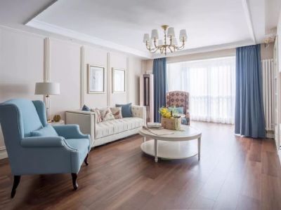 天鹅湖花园现代风格127平米四居室装修案例