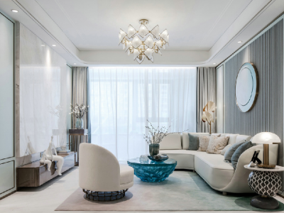 百强世纪城150平米三居室温馨风格装修案例