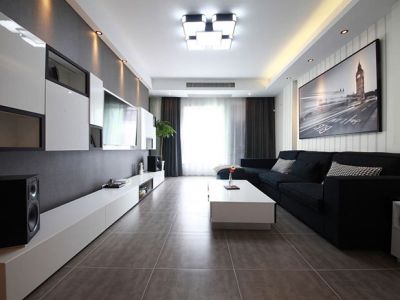 葡萄街区天宇花园89平米现代风格装修案例