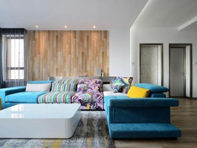 泰安民生景园92平米两室简约风格装修效果