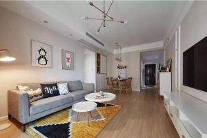 【达州星艺装饰】江湾城87㎡北欧风格装修效果