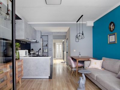 中海紫御华府北欧风格96平米三居室装修案例