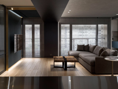 置信逸都城现代两居室80平米装修案例