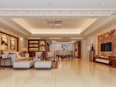 锦峰花苑150平米现代风格四居室装修案例