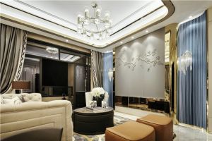 【格美装饰公司】重庆协信天骄美式风格130平米装修效果图案例