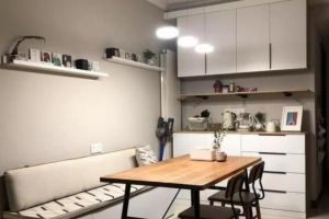 渭南卓勤雅居装饰-餐厅装修设计，空间小的看过来