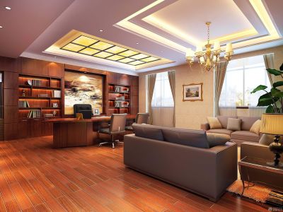 办公室现代风格965平米装修效果图案例