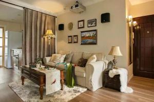 【大同塞纳春天装饰】锦瑞文园108平米田园风格婚房装修案例