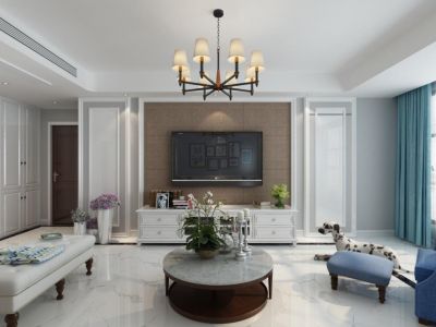 泰安雅荷131.1平米三居室美式风格