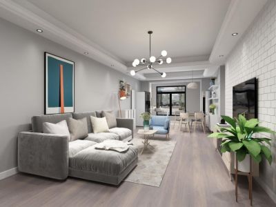 水电车队家属院85平米两室现代简约风格