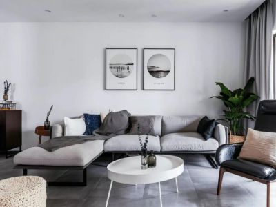 宏帆广场114.9平米三居室北欧风格