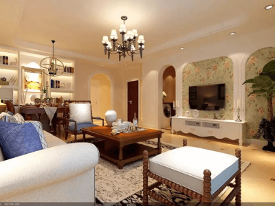 观澜墅现代风格150平米三居室装修案例