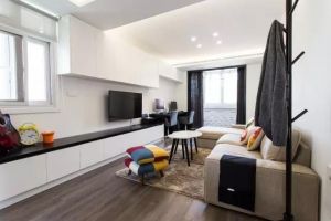 【昆明创意装饰公司】在这个后现代风格的家 黑与白是最完美的搭档