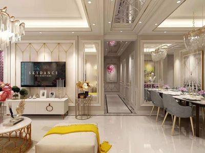 致尚西宸府120平米欧式风格家装案例