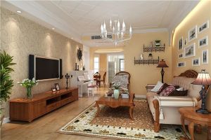 【中山名尚装饰】中山奥园田园风格110平米装修效果图案例