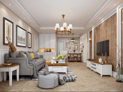 九龙湖北欧风格140平米四居室装修案例