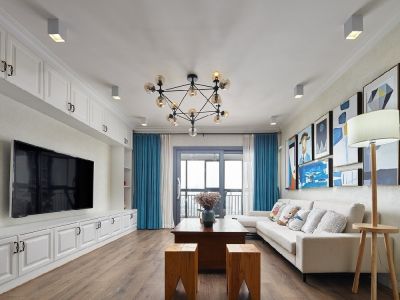 贾西新苑混搭风格120平米三居室装修案例