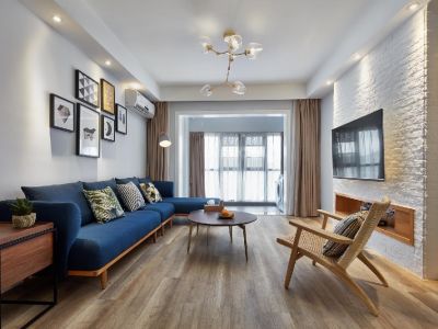 百乐和园北欧风格138平米四居室装修案例