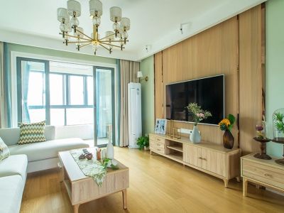 国联乐园北欧风格143平米三居室装修案例