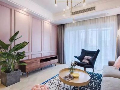 恒昌苏园丰景·乐活街128平米美式风格装修案例