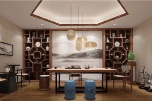 【太原茶楼装修】禅茶一味中式茶楼装修设计案例