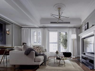 东江欣居美式风89平米二居室装修设计案例